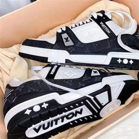 black louis vuitton trainers mens|louis vuitton men's trainer sale.